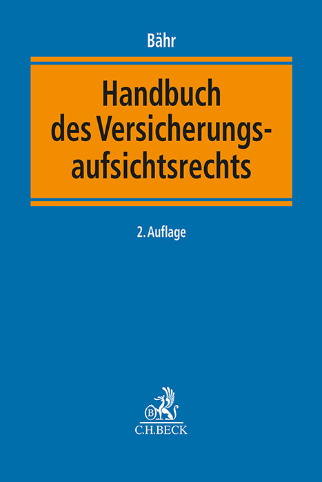 Handbuch des Versicherungsaufsichtsrechts main product photo