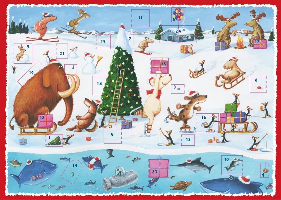 Weihnachten am Pol Adventskalender main product photo