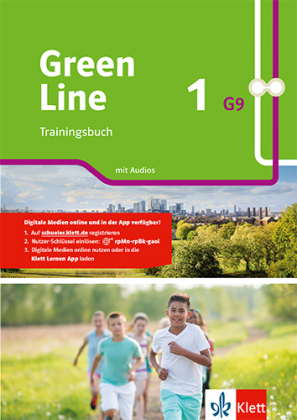 Green Line 1 G9 - 5. Klasse, Trainingsbuch mit Audios
