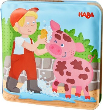 HABA Badebuch Waschtag bei Schwein & Kuh
