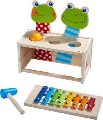 HABA Klang-Klopfbank Froschkonzert