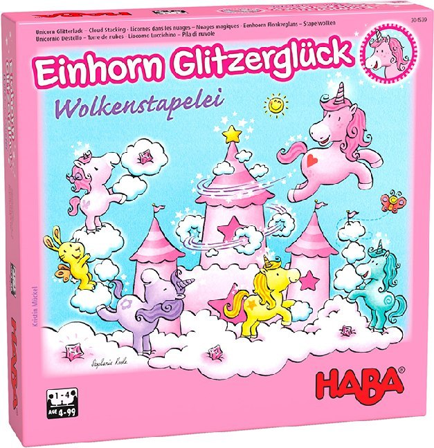 Einhorn Glitzerglück - Wolkenstapelei (Spiel) main product photo