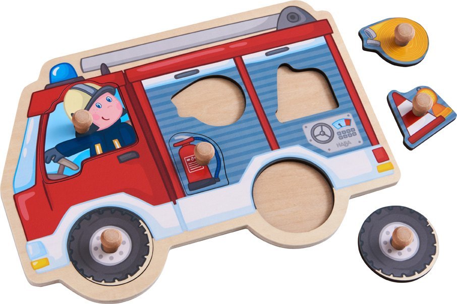 Greifpuzzle Feuerwehrauto (Kinderpuzzle) main product photo