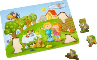 Greifpuzzle Obstgarten (Kinderpuzzle)