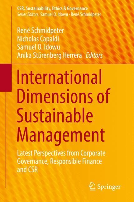 International Dimensions of Sustainable Management main product photo