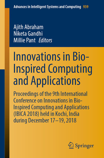 Innovations in Bio-Inspired Computing and Applications main product photo