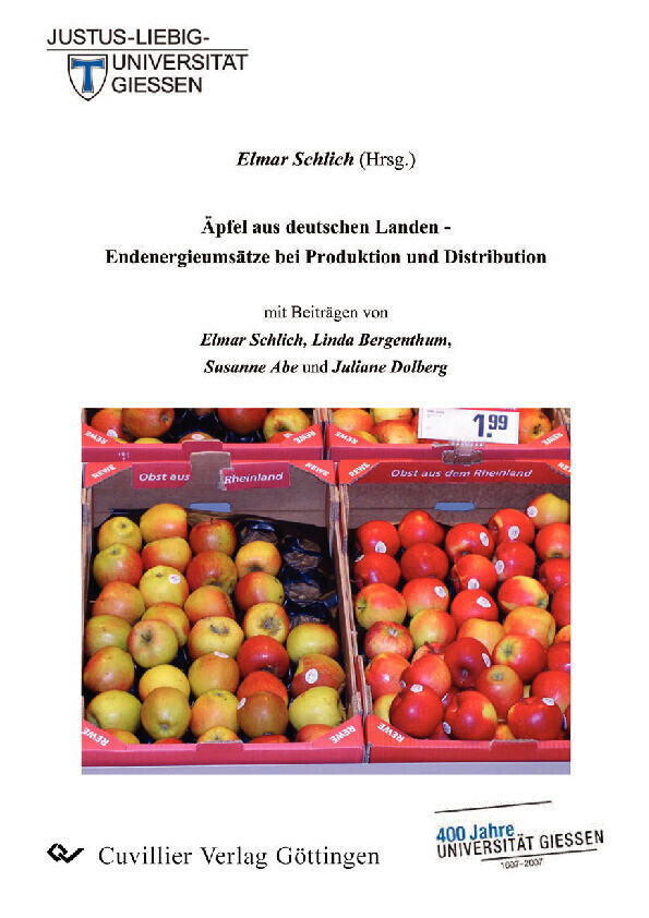 Äpfel aus deutschen Landen - Endenergieumsätze main product photo
