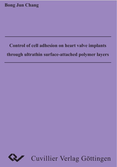 Control of cell adhesion on heart valve implants through ultrathin surface-attached polymer layers main product photo