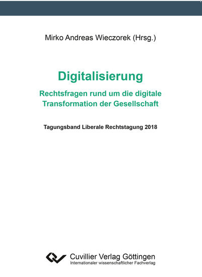 Digitalisierung – Rechtsfragen rund um die digitale Transformation der Gesellschaft main product photo