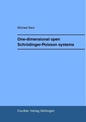One-dimensional open Schr&#xF6;dinger-Poisson systems
