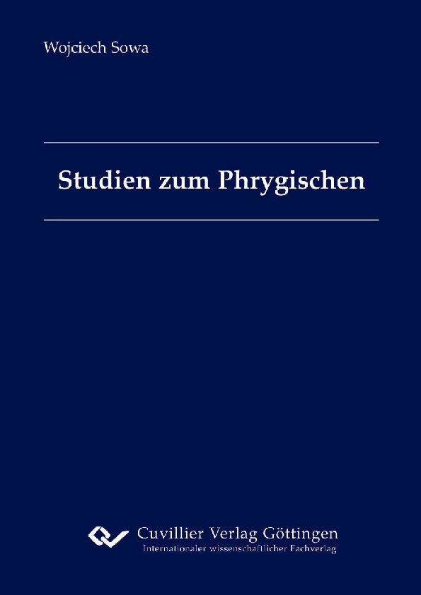 Studien zum Phrygischen main product photo