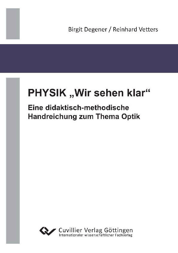 'Wir sehen klar' - main product photo