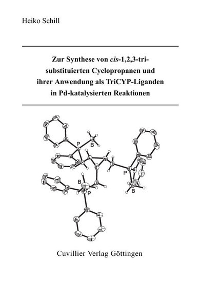 Zur Synthese von cis-1,2,3-trisubstituierten Cyclopropanen und ihrer Anwendung als TriCYP-Liganden in Pd-katalysierten Reaktionen main product photo