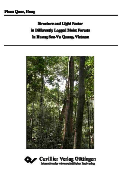 Structure and Light Factor in Differently Logged Moist Forests in Vu Quang-Huong Son, Vietnam main product photo