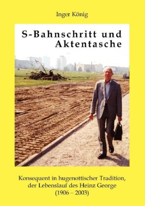 S-Bahnschritt und Aktentasche