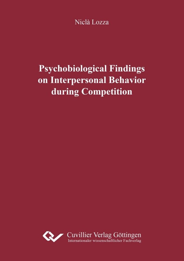 Psychobiological Findings on Interpersonal Behavior during Competition main product photo