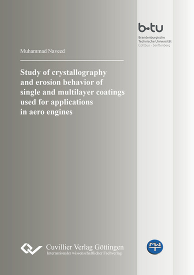Study of crystallography and erosion behavior of single and multilayer coatings used for applications in aero engines main product photo