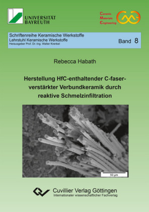 Herstellung HfC-enthaltender C-faserverst&#xE4;rkter Verbundkeramik durch reaktive Schmelzinfiltration