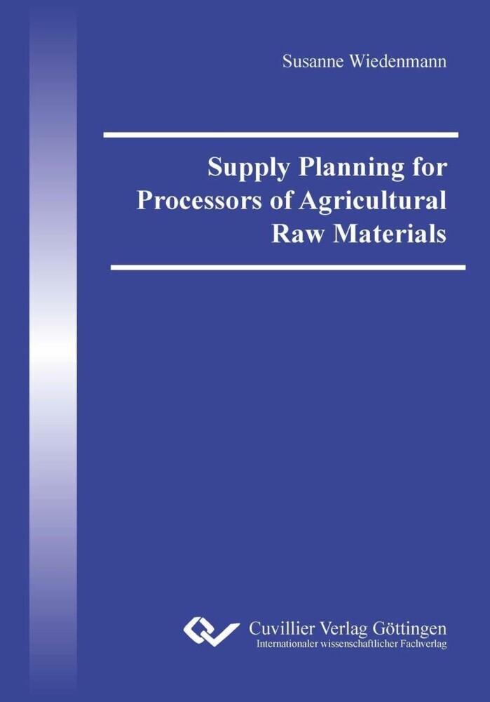 Supply Planning for Processors of Agricultural Raw Materials main product photo