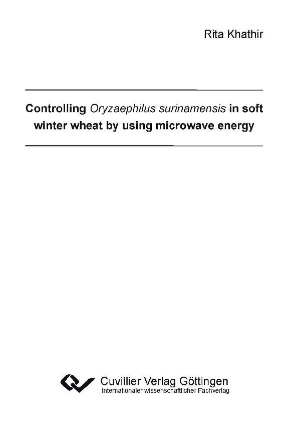 Controlling Oryzaephilus surinamensis in soft winter wheat by using microwave energy main product photo