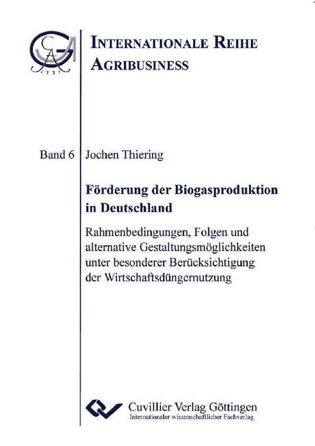 Förderung der Biogasproduktion in Deutschland main product photo