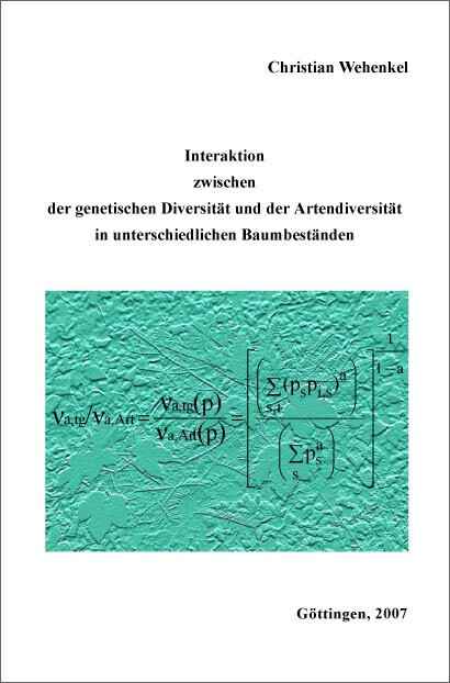 Interaktion zwischen der genetischen Diversität und der Artendiversität in unterschiedlichen Baumbeständen main product photo