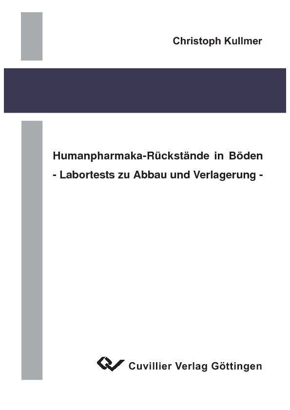 Humanpharmaka-Rückstände in Böden main product photo