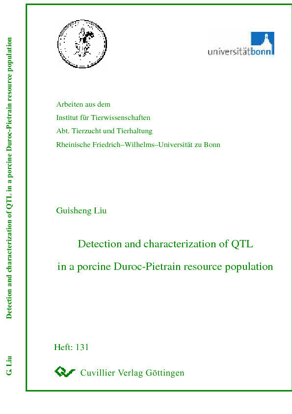 Detection and characterization of QTL in a porcinen Duroc-Pietrain resource population main product photo