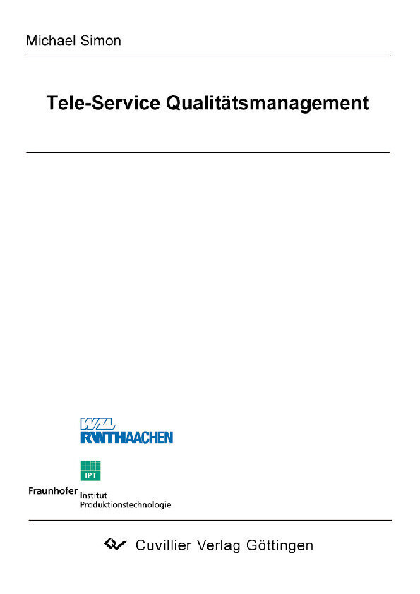 'Tele-Service Qualitätsmanagement' main product photo