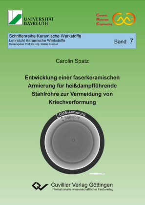 Entwicklung einer faserkeramischen Armierung f&#xFC;r hei&#xDF;dampff&#xFC;hrende Stahlrohre zur Vermeidung von Kriechverformung