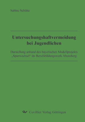 'Untersuchungshaftvermeidung bei Jugendlichen'