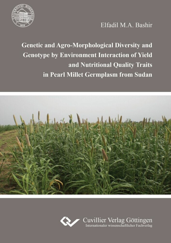 Genetic and Agro-Morphological Diversity and Genotype by Environment Interaction of Yield and Nutritional Quality Traits in Pearl Millet Germplasm from Sudan main product photo