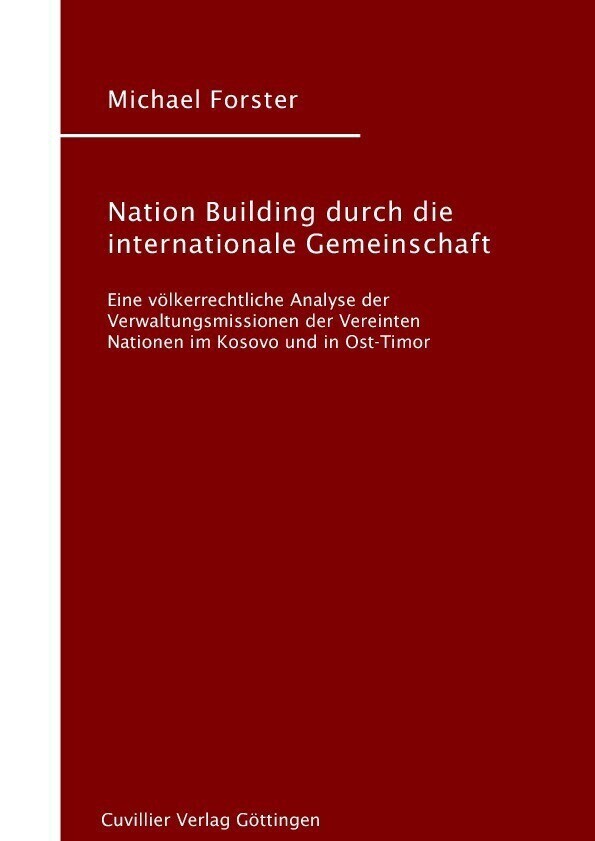 Nation Building durch die internationale Gemeinschaft main product photo