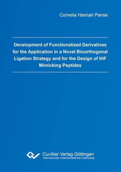 Development of Functionalized Derivatives for the Application in a Novel Bioorthogonal Ligation Strategy and for the Design of IHF Mimicking Peptides main product photo