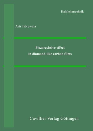 Pierzoresistive effect in diamond-like carbon films