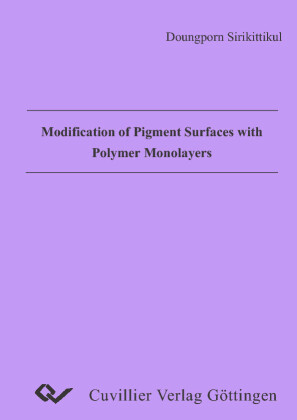 Modification of Pigment Surfaces with Polymer Monolayers