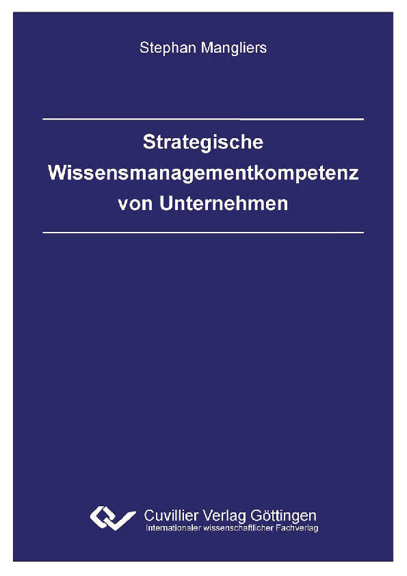 Strategische Wissensmanagementkompetenz von Unternehmen main product photo