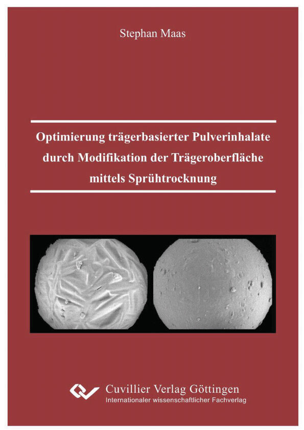 Optimierung trägerbasierter Pulverinhalate durch Modifikation der Trägeroberfläche mittels Sprühtrocknung main product photo