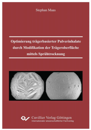 Optimierung tr&#xE4;gerbasierter Pulverinhalate durch Modifikation der Tr&#xE4;geroberfl&#xE4;che mittels Spr&#xFC;htrocknung