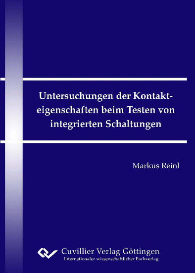 Untersuchungen der Kontakteigenschaft beim Testen von integrierten Schaltungen main product photo