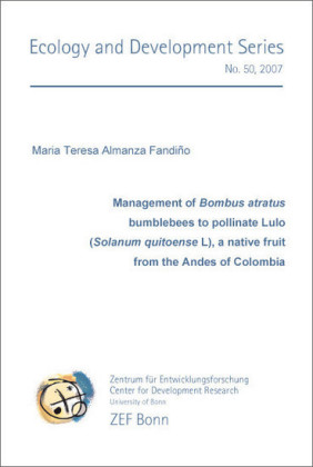 Management of Bombus atratus bumblebees to pollinate Lulo (Solanum quitoense L), a native fruit from the Andes of Colombia