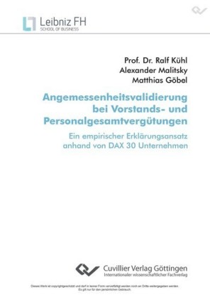 Angemessenheitsvalidierung bei Vorstands- und Personalgesamtverg&#xFC;tungen