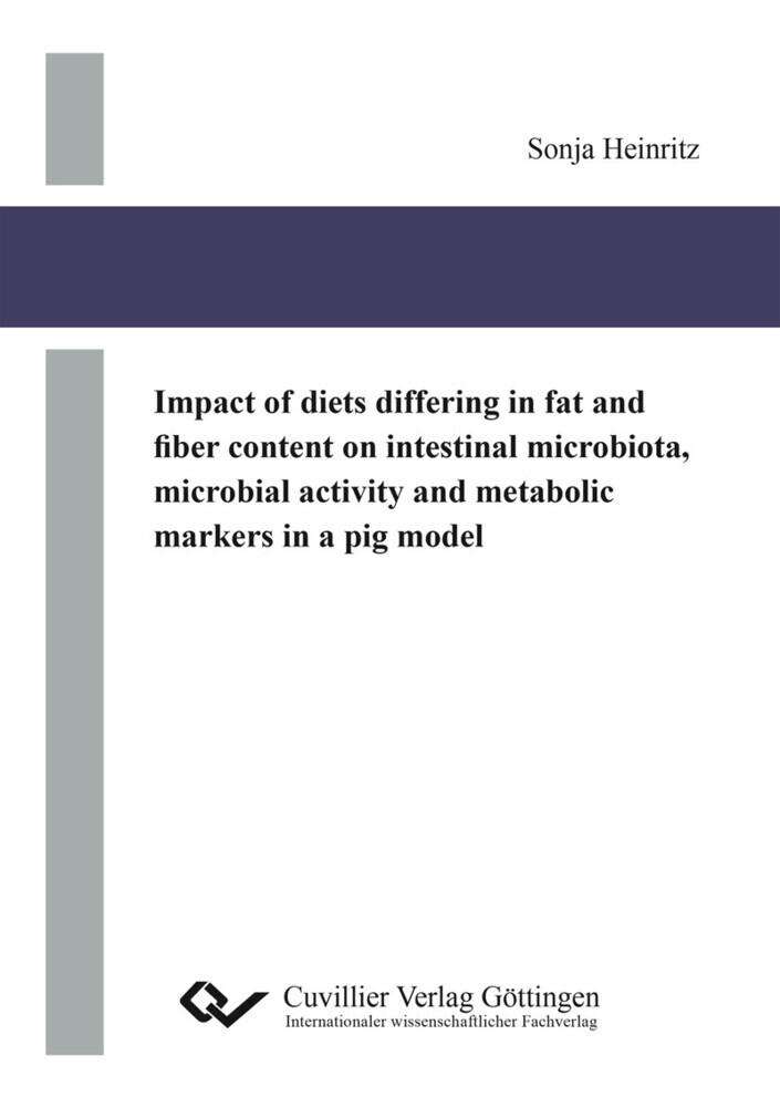 Impact of diets differing in fat and fiber content on intestinal microbiota, microbial activity and metabolic markers in a pig model main product photo