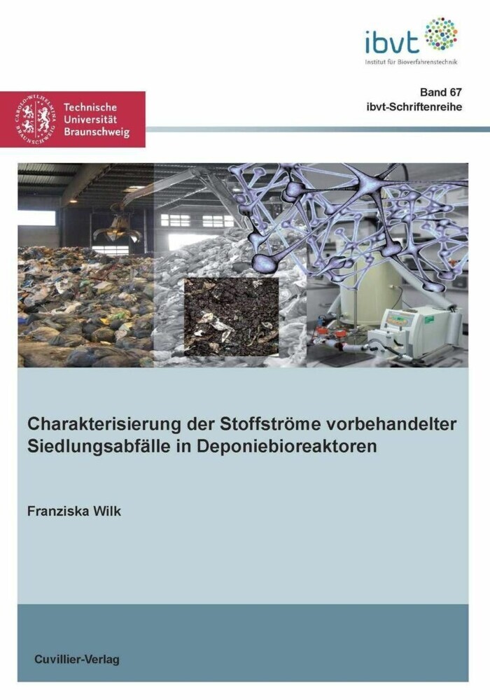 Charakterisierung von Stoffströmen vorbehandelter Siedlungsabfälle in Deponiebioreaktoren main product photo