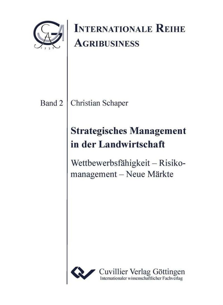 Strategisches Management in der Landwirtschaft main product photo
