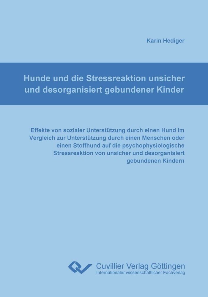 Hunde und die Stressreaktion unsicher und desorganisiert gebundener Kinder main product photo