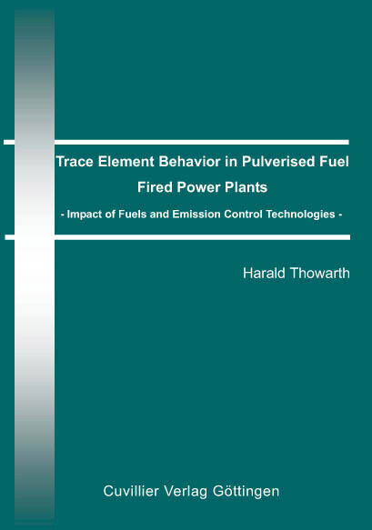 Trace Element Behaviour in Pulverised Fuel Fired Power Plants main product photo