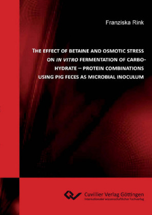 The Effect of Betaine and Osmotic Stress on In Vitro Fermentation of Carbohydrante - Protein Combinations using Pig Fences as Microbial Inoculum