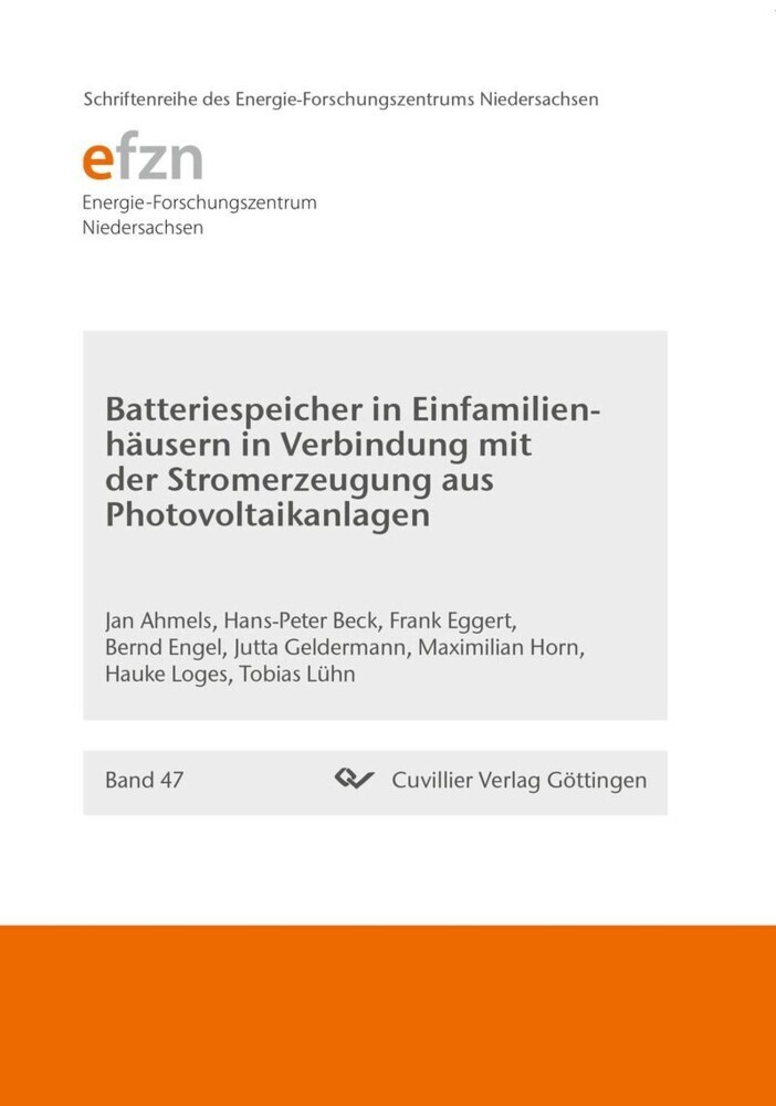Batteriespeicher in Einfamilienhäusern in Verbindung mit der Stromerzeugung aus Photovoltaikanlagen main product photo