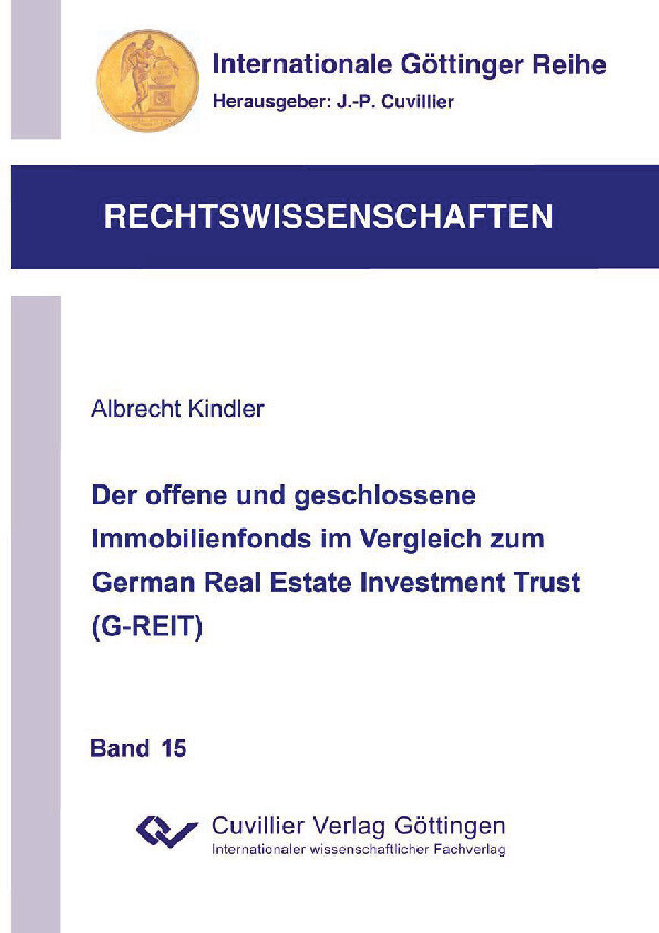 Der offene und geschlossene Immobilienfonds im Vergleich zum German Real Estate Investment Trust (G-REIT) main product photo